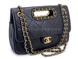 Chanel Black Chain Handle A Real Catch Flap Bag GHW  4LY