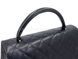 Chanel Vintage Caviar Kelly Bag Black 1999 24k GHW KET