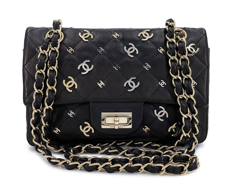 Chanel Vintage Punk Charms Mini Flap Bag 2007 Reissue 224 2.55 2007 24k GHW