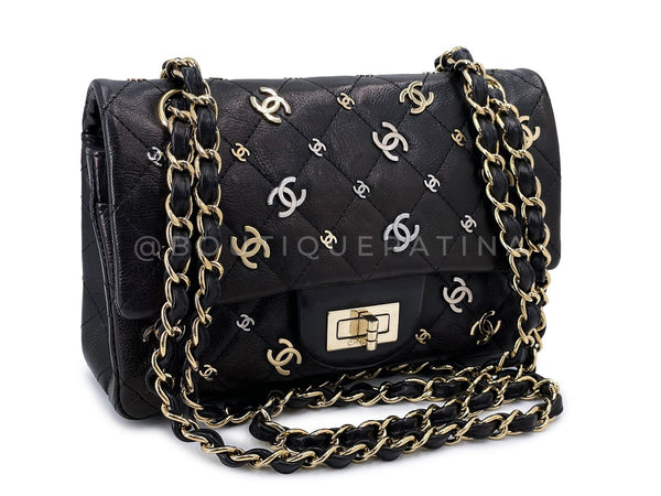 Chanel Vintage Punk Charms Mini Flap Bag 2007 Reissue 224 2.55 2007 24k GHW IWQ