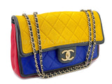 Chanel Rainbow Colorblock Medium Flap Bag GHW