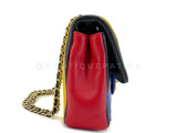 Chanel Rainbow Colorblock Medium Flap Bag GHW