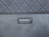 Chanel 2019 Large Airlines XXL Flap Bag Maxi Charcoal Gray V67