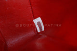 Chanel Vintage Red Square Mini Flap Bag 1989 24k GHW Lambskin Y0F