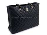 Chanel Black Caviar Timeless Clasp Shopper Tote Bag GHW ILT