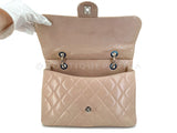 Chanel Resin Handle Beige Delivery Jumbo Flap Bag 2014 SHW 21I