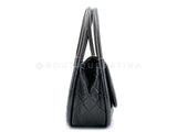 Chanel 2013 Black Medium Hula Hoop Flap Bag SHW F7T