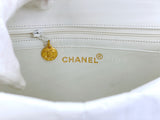 Chanel Vintage White Lambskin Parent Child Mommy Daughter Kelly Bag Set 24k GHW VBL