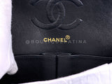 Chanel 1999 Vintage Black Caviar Medium Classic Double Flap Bag 24k GHW D3R