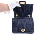 Chanel 2006 Vintage Night Flight Denim Reissue Airplane Rainbow Bag 24k GHW ZHL