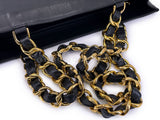 Chanel 1996 Vintage Black Chunky Chain Classic Tote Bag 24k GHW AO8