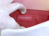 Chanel 2018 Pastel Rainbow Caviar Small Boy Flap Bag SHW L45