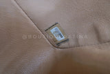 Chanel Vintage 2004 Beige Caviar Square Mini Flap Bag 24k GHW BRB