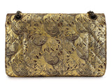 Chanel Vintage 2009 Paris-Moscou Gold Brocade 2.55 Reissue Flap Bag 226 Medium Moscow 7HH