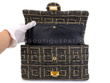 Chanel 2011 Gold-and-Black Rope Spun Paris Byzance Jumbo Reissue Flap Bag GHW ZJQ