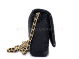 Chanel 18A Paris-Hamburg Sequin Evening Clutch on Chain "Dare to Disturb" Bag 7Y5