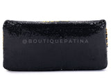 Chanel 18A Paris-Hamburg Sequin Evening Clutch on Chain "Dare to Disturb" Bag 7Y5