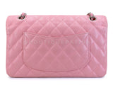 Chanel 2006 Vintage Sakura Pink Caviar Medium Classic Double Flap Bag SHW 7ZW