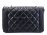 Chanel 1994 Vintage Black Caviar Medium Diana Flap Bag 24k GHW 21Z