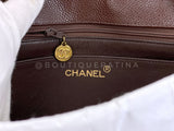 Chanel 1994 Vintage Brown Caviar Small Diana Flap Bag 24k GHW SDC