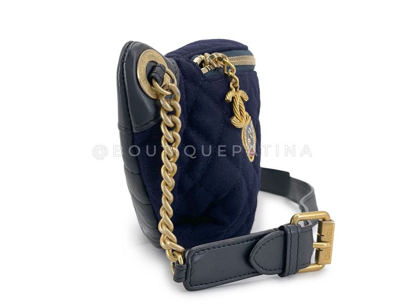 Chanel 18A Paris-Hamburg Sailor Charms Fanny Pack Bum Bag TL7