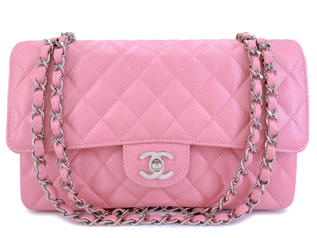 CHANEL ヴィンテージ　ピアノ　バッグ　ピンク Chanel Vintage Maxi Flap Bag Pink Lambskin Gold 24k Hardware RARE