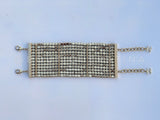 Rare Chanel 19A Egypt Crystal Mesh Rainbow Strass Necklace Multicolor Paris-New York KQC