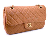 Chanel 2010 Beige Marine Charms Medium Flap Bag GHW VXH