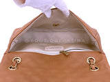 Chanel 2010 Beige Marine Charms Medium Flap Bag GHW VXH