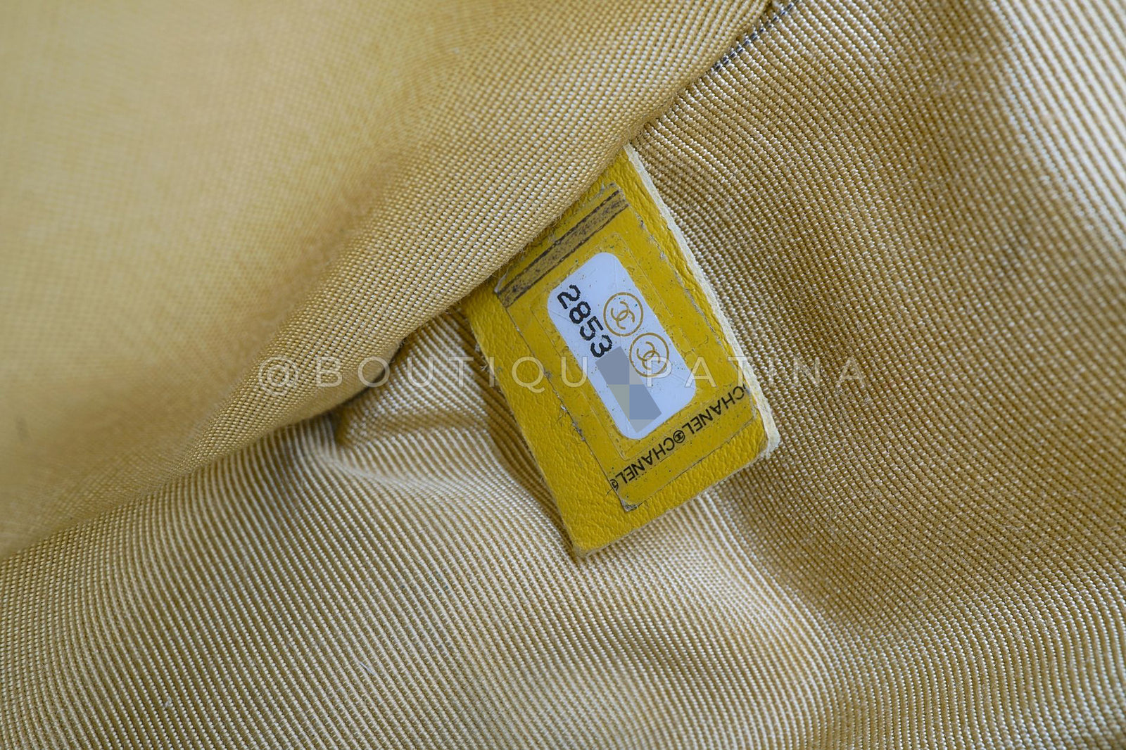 Chanel 19A Egypt Gold Crocodile Print Graffiti Boy Bag Medium GHW