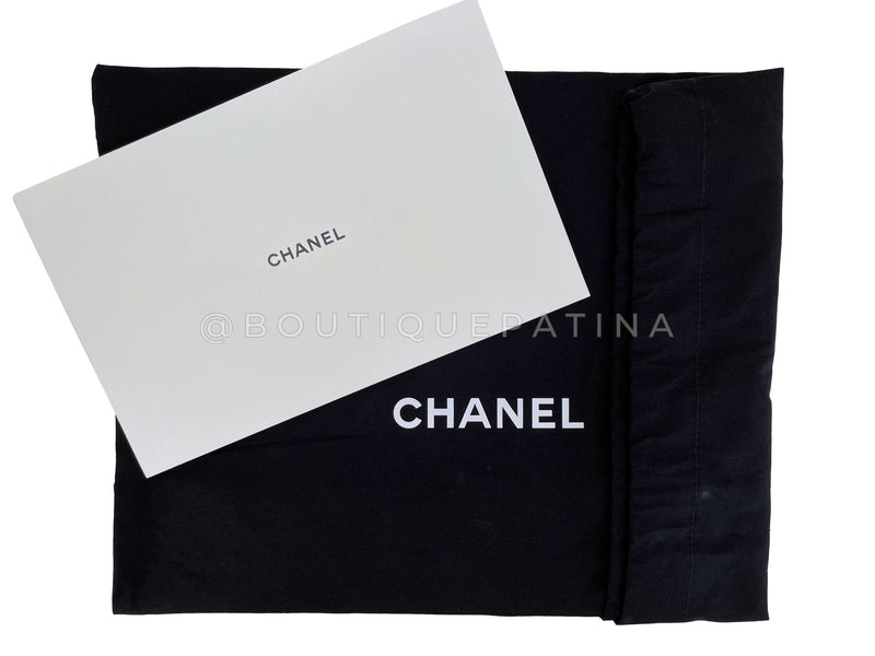 Chanel Black Shearling Muff Flap Bag GHW P0H