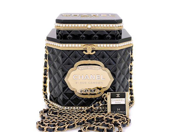 Chanel 2024 Paris-Manchester Tea Box Minaudière Clutch Evening Bag