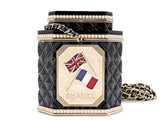 Chanel 2024 Paris-Manchester Tea Box Minaudière Clutch Evening Bag GHW 33R