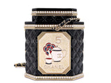 Chanel 2024 Paris-Manchester Tea Box Minaudière Clutch Evening Bag GHW 33R