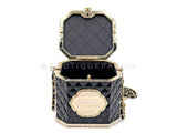 Chanel 2024 Paris-Manchester Tea Box Minaudière Clutch Evening Bag GHW 33R