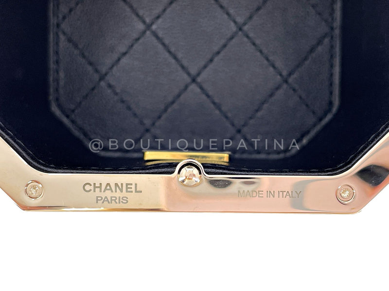 Chanel 2024 Paris-Manchester Tea Box Minaudière Clutch Evening Bag GHW 33R