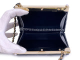 Chanel 23A Pearl CC Logo Framed Minaudière Evening Clutch Bag GHW H2I