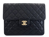 Chanel 2020 Black Caviar Timeless Clutch Bag GHW T3M