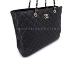 Chanel Black Caviar Timeless Classic Grand Shopper Tote Bag GHW 0JD