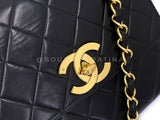 Chanel Vintage 1995 Square Tall Crossbody Flap Bag 24k GHW PF5