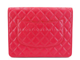 Chanel 2020 Dark Pink Caviar Timeless Clutch Bag GHW QA2