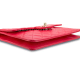 Chanel 2020 Dark Pink Caviar Timeless Clutch Bag GHW QA2