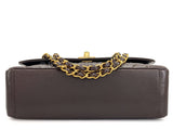 Chanel 1997 Vintage Brown Caviar Medium Diana Flap Bag 24k GHW 2C4