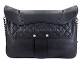 Chanel 14A Paris-Dallas Métiers d'Art Saddle Flap Bag Black RHW MBA