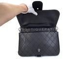 Chanel 14A Paris-Dallas Métiers d'Art Saddle Flap Bag Black RHW MBA