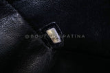 Chanel 2003 Vintage Black Caviar Medium Classic Double Flap Bag 24k GHW D3R