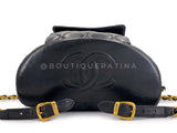 Chanel 1996 Vintage Black Lambskin Duma Backpack Bag 24k GHW CAR
