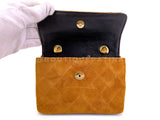 Rare Chanel 1986 Vintage Walnut Suede Crossbody Mini Flap Bag 24k GHW 3VI