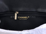 Chanel 2019 Black Caviar Timeless Classic Clutch Flap Bag GHW BIP