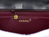 Chanel 1995 Vintage Hidden Flap Pocket Briefcase Chain Bag 24k GHW OKA